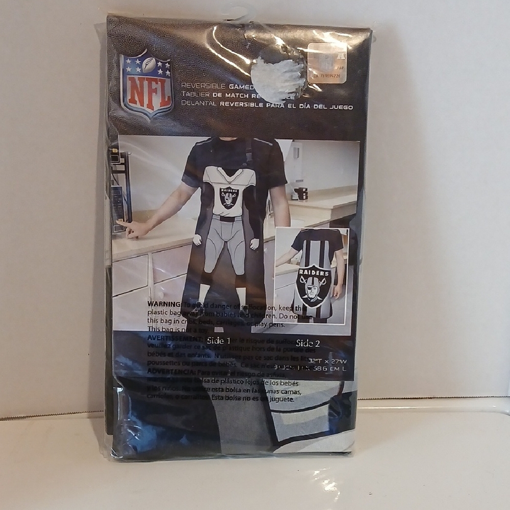 NFL Holographic Logo Sticker with Black Background